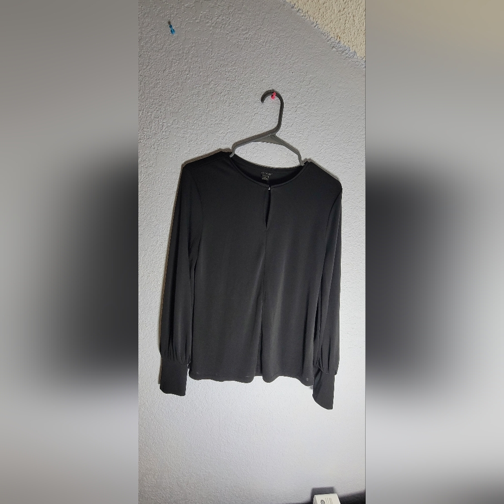 Ann Taylor Black Long Sleeve Top